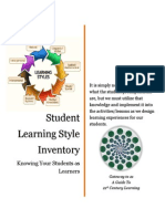 Student Learning Style Inventory