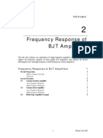 Frequency Response BJT