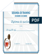 Sesiunea de Training