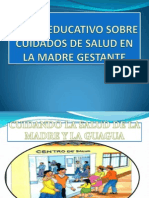 Taller Educativo Sobre Cuidados de Salud en La