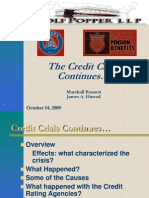 The Credit Crisis Continues : October 14, 2009