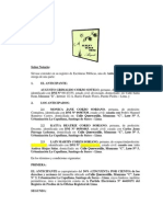 Anticipo de Legitima-Derechos y Acciones de Inmueble-Augusto Grimaldo Corzo Sotelo