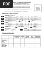 Admission For admissionformPG