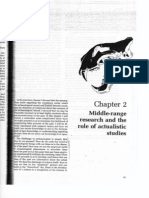 Binford. 1981. Middle Range Research and The Role of Actualistic Studies.