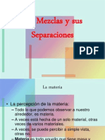 Mezclas, separaciones