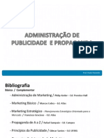 Apostila Administração em Propaganda & Publicidade