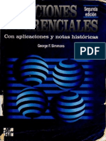 Ecuaciones Diferenciales Con Aplicaciones y Notas Historicas - Simmons