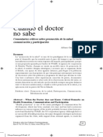 Cuando El Doctor No Sabe GUMUCIO