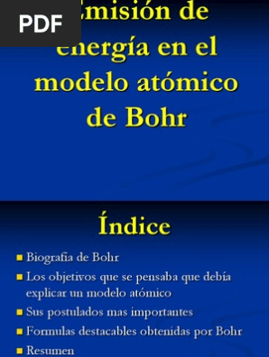 Modelo Atómicode Bohr Niels Bohr Atoms
