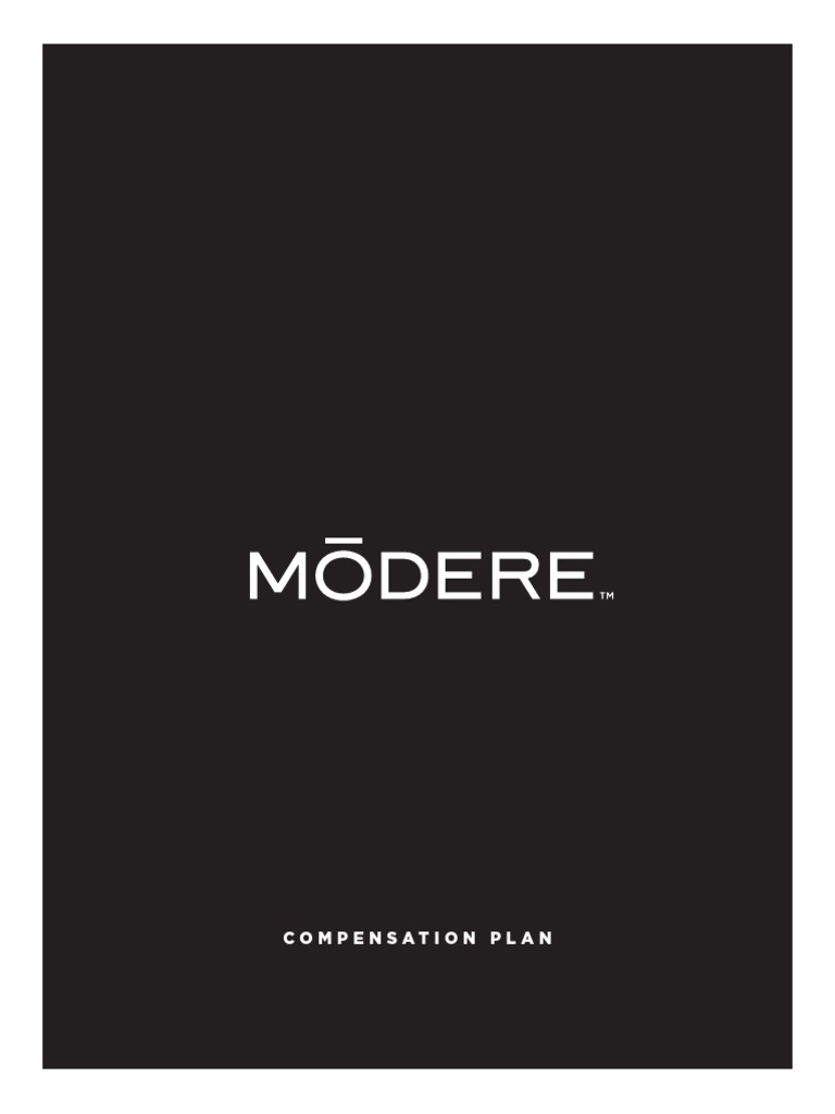 Modere Compensation Plan Overview | PDF | Sales | Business Economics