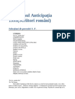 Almanah Anticipatia (Selectiuni 1999-2000)