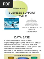 Business Support System: Indian School of Mines Dhanbad