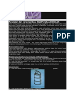 Cara Pembuatan Biogas