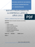 Ratios de LAIVE