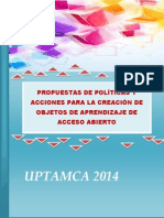 Propuesta de Políticas Para Elaborar OA 19-06-14