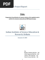 Download Preparation  purification of racemic mixture of bi-naphthol and to confirm its structure and purity by NMR Spectroscopy by Harsh Purwar SN23119383 doc pdf
