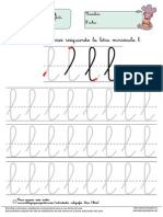 Actividades Caligrafia Letra l