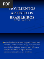 MOVIMENTOS ARTÍSTICOS BRASILEIROS