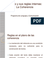 6 - El Texto y Sus Reglas Internas - La Coherencia