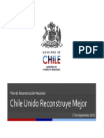 Avances y Metas Plan Chile Unido Reconstruye Mejor - 29 Septiembre 2010 v1