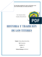 Origen de Los Titeres Historia