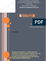 Mapa Conceptual Obligaciones en El Derecho Romano