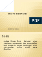 Analisa Minyak Bumi