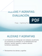 Alexias y Agrafias (Evaluación)