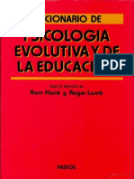 Diccionario de Psicologia Evolutiva y La Educacion