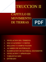 Construccion Ii-Cap Iii - Movimiento de Tierras