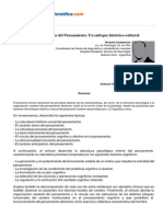 Psicologiapdf 37 Neuropsicologia Del Pensamiento Un Enfoque Historico Cultural