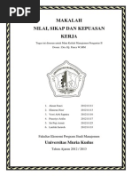 Download Makalah Nilai Sikap  Kepuasan Kerja by Verri Arbi Saputra SN231226356 doc pdf