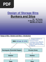 Design of Bunkers and Silos