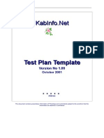 Test Plan Template