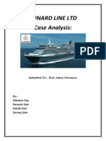 CUNARD LINE LTD Case Analysis: Strategic Issues and Marketing Solutions