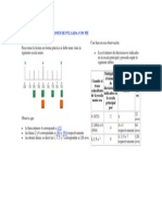 Tabla Nonio Medición Fracciones de Pulgadas