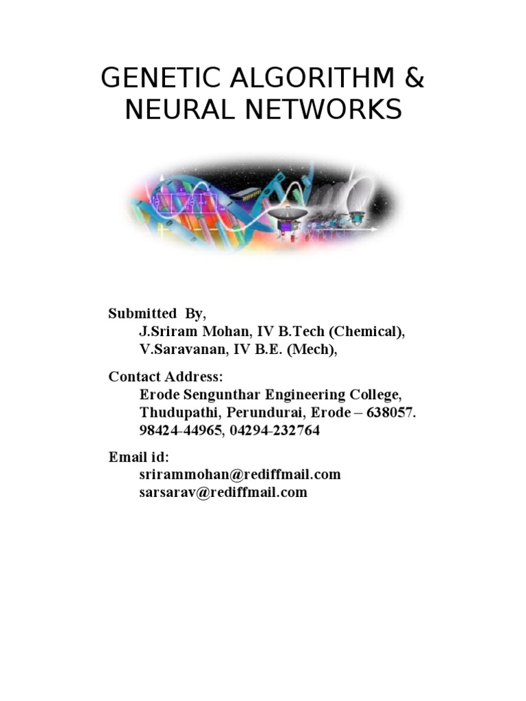 Genetic Algorithm & Neural Networks | PDF | Genetic Algorithm ...