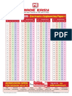 IES-2014 Electronics Engineering Paper Answers