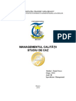 Proiect Managementul Calitatii - Szocs Daniel