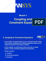 Coupling and Constraint Equations