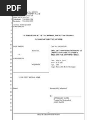 California Manuscript Pleading 1-28 Lines Template (Fillable 