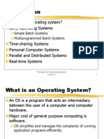 What Is An Operating System? Early Operating Systems: Simple Batch Systems Multiprogrammed Batch Systems