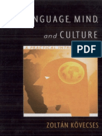 Language, Mind and Culture Kovecses