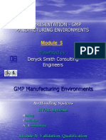 GMP Manufacturing Environments