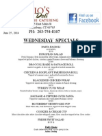 Daily Specials