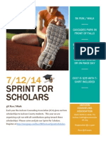 Sprint For Scholars: 5K Run / Walk