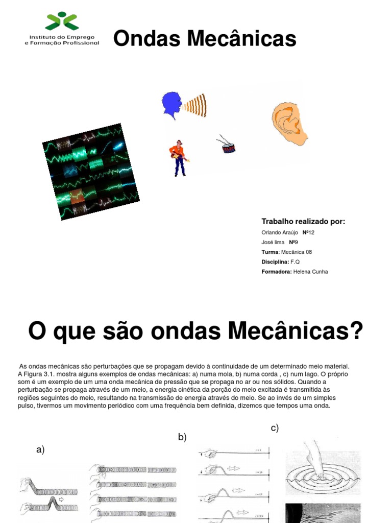 Introdução às Ondas Mecânicas | PDF | Ondas | Radiação eletromagnética