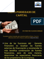 Costo Ponderado de Capital