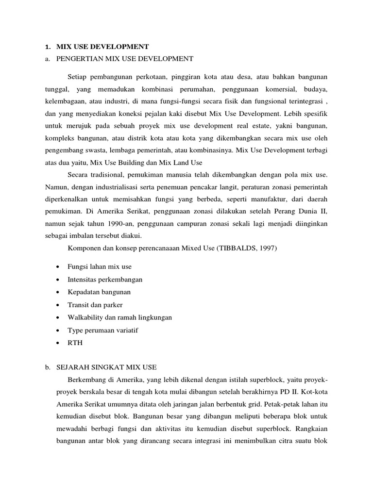 Mix Use Development | PDF