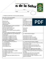 Prueba de Lectura Complementaria - Cuentos de La Selva